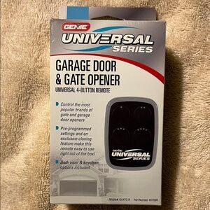 Universal Garage Door & Gate Opener - Black